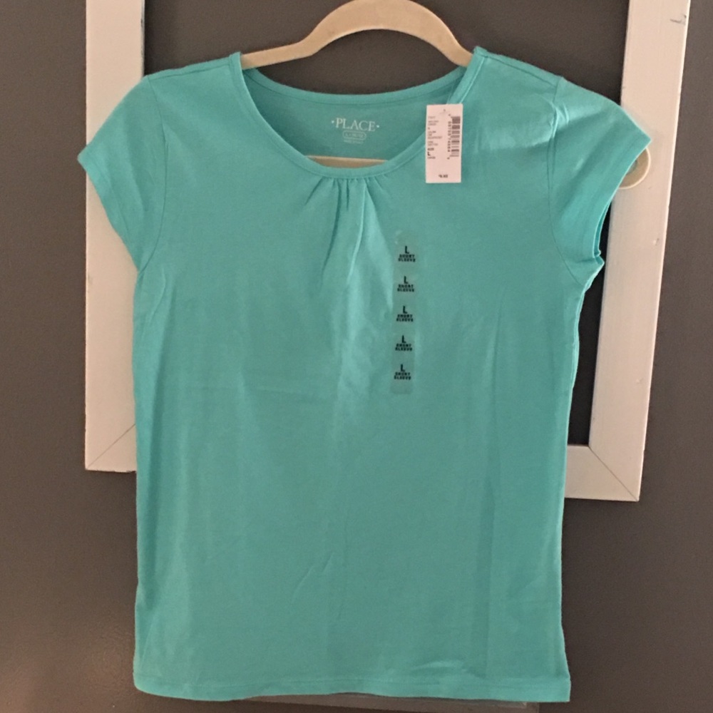 Children’s Place girls teal t-shirt
